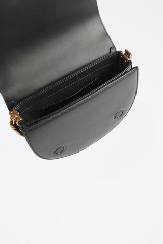 $Sac bandoulière en cuir - Noir - Pinko
