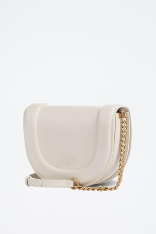 $Sac bandoulière en cuir - Blanc - Pinko