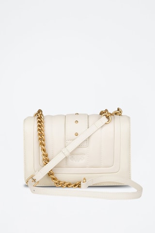 $Sac bandoulière en cuir - Blanc - Pinko