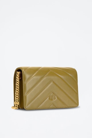 $Sac bandoulière en cuir - Vert - Pinko