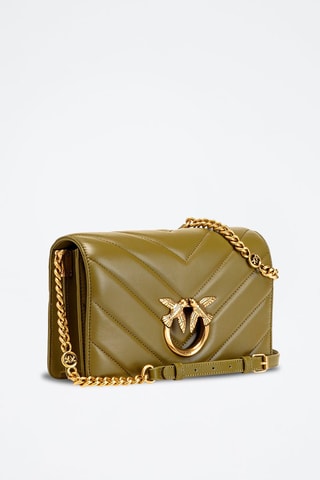 $Sac bandoulière en cuir - Vert - Pinko