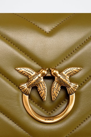 $Sac bandoulière en cuir - Vert - Pinko