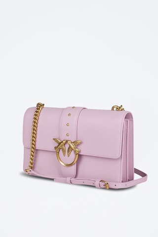 $Sac bandoulière en cuir de veau - Lilas - Pinko