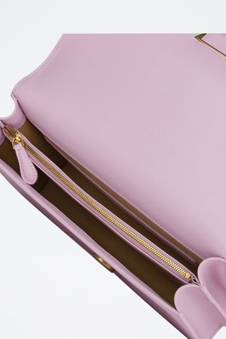 $Sac bandoulière en cuir de veau - Lilas - Pinko