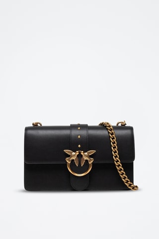 $Sac bandoulière en cuir Love Classic Icon - Noir - Pinko