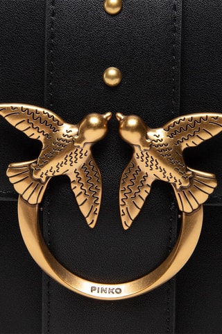 $Sac bandoulière en cuir Love Classic Icon - Noir - Pinko