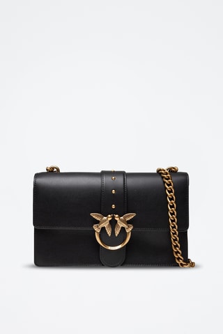 $Sac bandoulière en cuir Love Classic Icon - Noir - Pinko