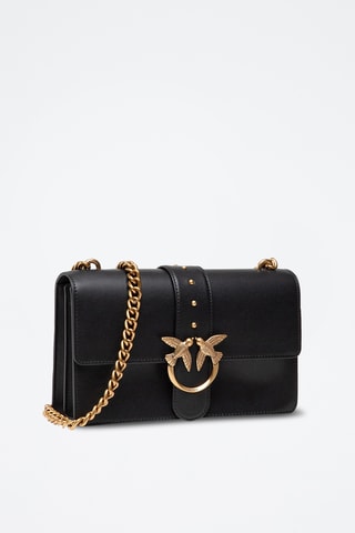 $Sac bandoulière en cuir Love Classic Icon - Noir - Pinko