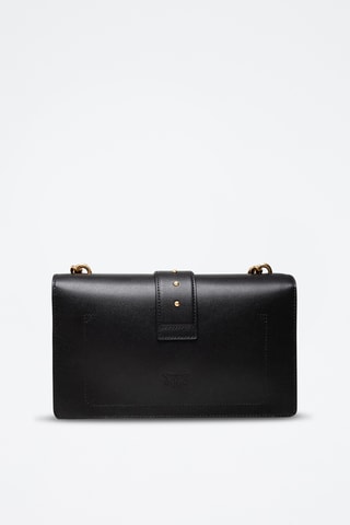 $Sac bandoulière en cuir Love Classic Icon - Noir - Pinko