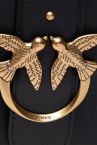 $Sac bandoulière en cuir Love Classic Icon - Noir - Pinko