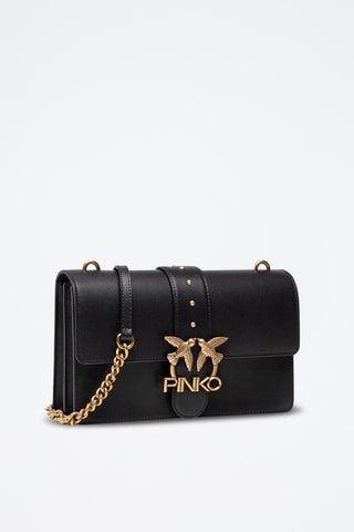 $Sac bandoulière en cuir Love Classic Icon - Noir - Pinko