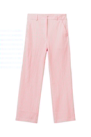 $Pantalon droit 7/8 Rose