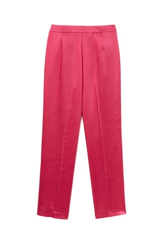 $Pantalon taille haute - Fuchsia