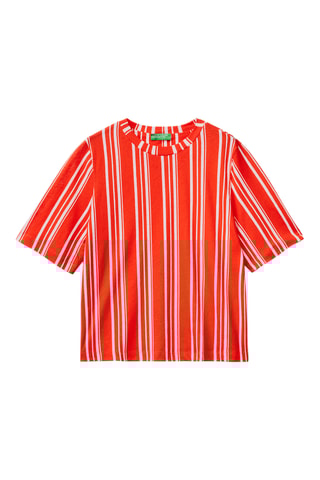 $T-shirt en lin - Orange