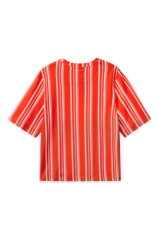 $T-shirt en lin - Orange