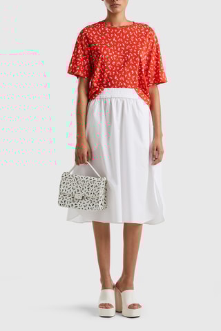 $T-shirt en lin - Orange