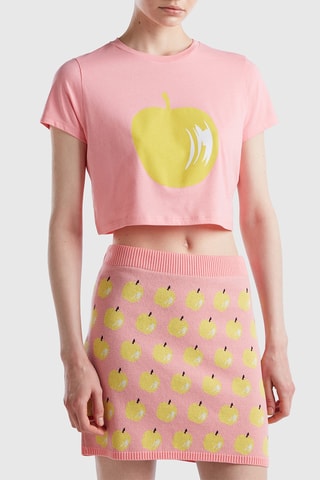 $T-shirt court - Rose