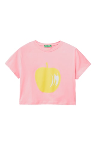 $T-shirt court - Rose
