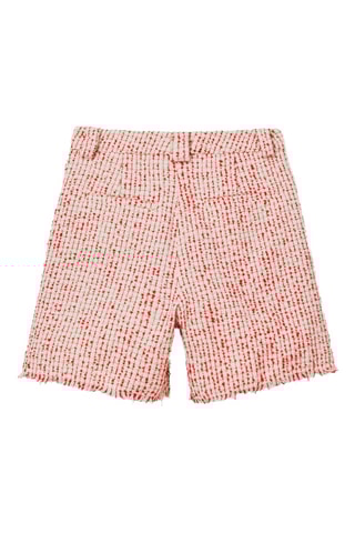 $Short - Rose et blanc