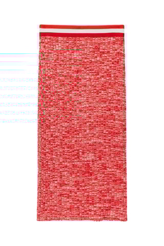 $Jupe midi - Rouge chiné