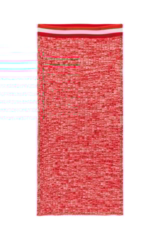 $Jupe midi - Rouge chiné