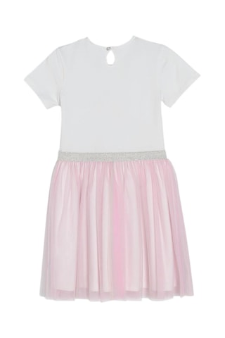 $Robe Blanc et rose