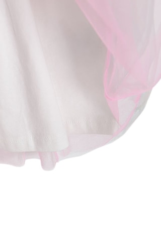 $Robe Blanc et rose