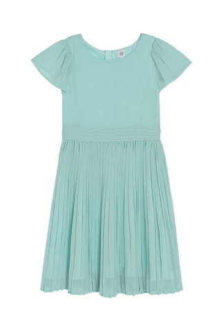 $Robe plissée Turquoise