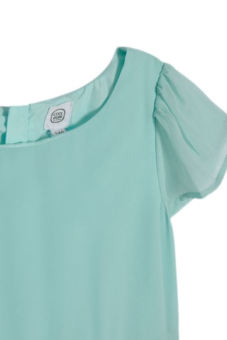 $Robe plissée Turquoise