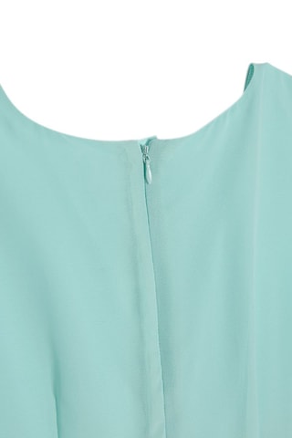 $Robe plissée Turquoise