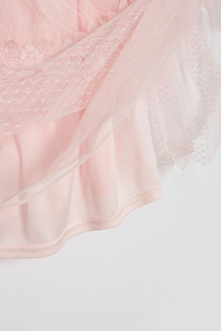 $Robe en tulle - Rose