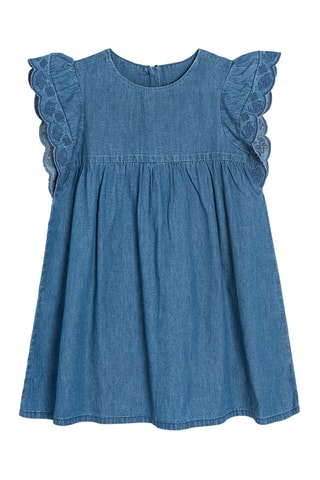 $Robe en jean Bleu