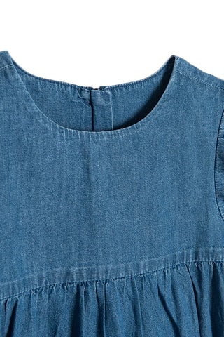 $Robe en jean Bleu
