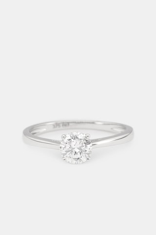$Solitaire Solitaire Impérial - Or blanc et diamant