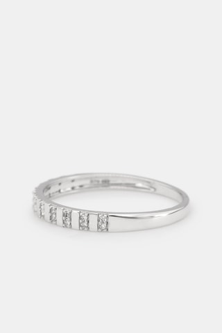 $Bague Linéa - Or blanc et diamants