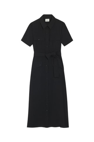 $Robe chemise - Noir
