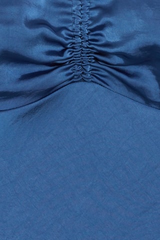 $Robe longue fluide - Bleu