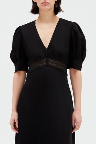 $Robe mi-longue - Noir