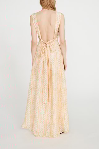$Robe longue - Saumon