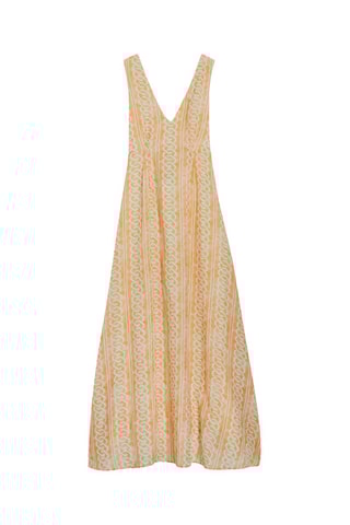 $Robe longue - Saumon