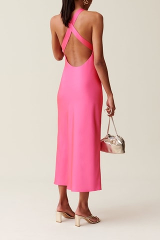 $Robe longue - Rose