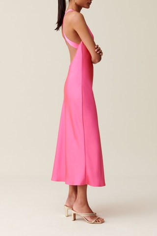 $Robe longue - Rose