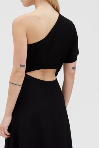 $Robe asymétrique - Noir