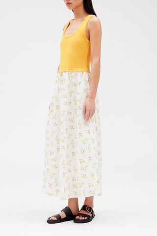 $Robe 3/4 - Jaune