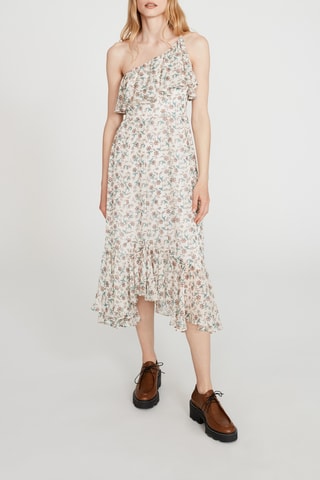 $Robe asymétrique - Ecru