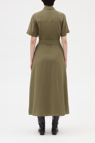 $Robe chemise - Kaki