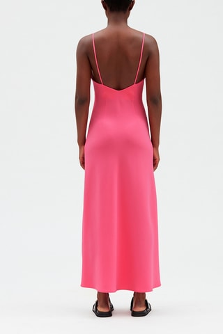 $Robe longue - Rose
