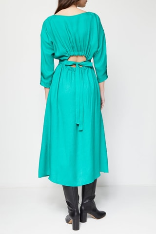 $Robe longue - Turquoise