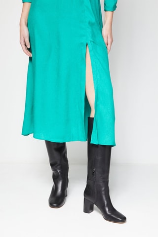 $Robe longue - Turquoise