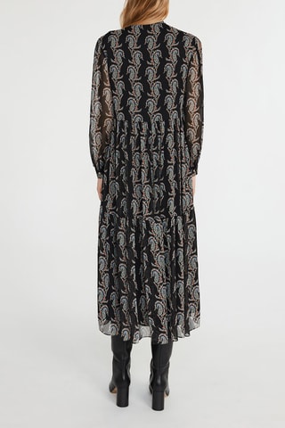 $Robe longue - Noir et ciel